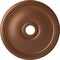 Ekena Millwork Theia Ceiling Medallion (Fits Canopies up to 6 3/4"), 24"OD x 3 5/8"ID x 1 3/4"P, Polished Copper CM24THPOS - alternate 1